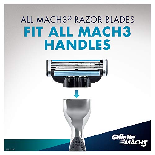 Gillette Mach3 - Cuchillas de recambios, 8 recambios