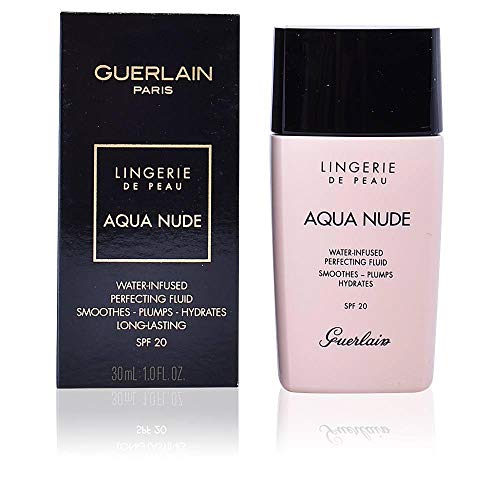 Guerlain Viso Lingerie de Peau Aqua Nude SPF20 Fondotinta liquido 30 ml 05W foncé doré