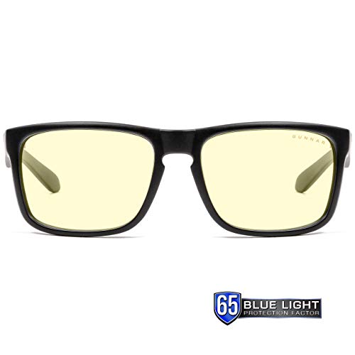 Gunnar Intercept Onyx - Gafas antifatiga, Color Negro
