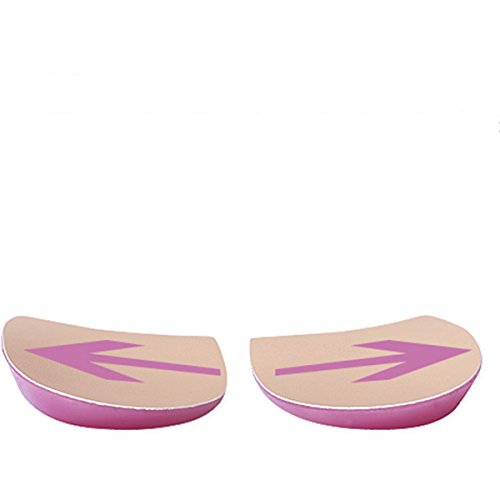 healifty o/X tipo Pierna ortopédico Plantilla Soft Gel pies Corrección acolchado Unisex Pierna Valgus varus lente correctora (Beige Rosa)
