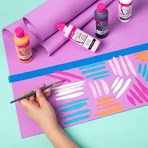 I Love para Crear Tulip Pintura de Tela Suave 4oz-Matte – Negro