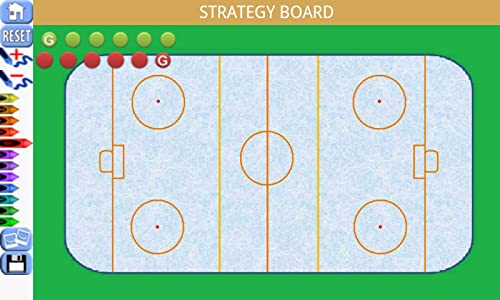 Ice Hockey Clipboard & Scoreboard (for Kindle, Tablet & Phone)
