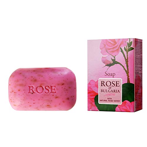 JABÓN NATURAL EN PASTILLA 100 gr. | Rosa Bulgaria