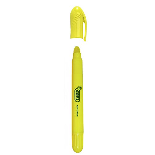 Jovi - Estuche, 12 marcadores con gel, color amarillo (1817)