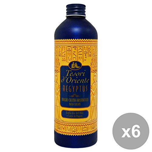 Juego 6 Tesori d 'oriente baño Aegyptus 500 ml. saponi y cosméticos