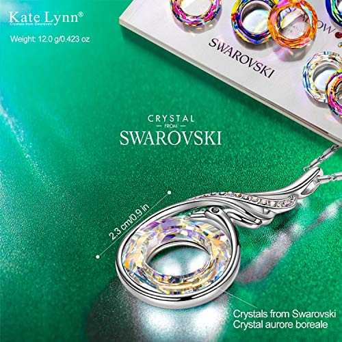 Kate Lynn Mujer Fénix Collares Originales Collares Mujer Colgantes Cristales Joyería Caja de joyería Conjunto de Joyas Regalo de Cumpleaños Aniversario Esposa Mamá Chicas