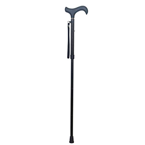 KMINA - Bastones plegable para mayores, Bastones para ancianos, Baston plegable mujer/hombre, Bastón elegante, PRO Fibra Carbono Plegable