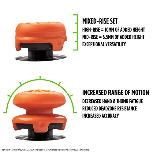 KontrolFreek FPS Freek Vortex Performance Thumbsticks para mando de PlayStation 4 (PS4)