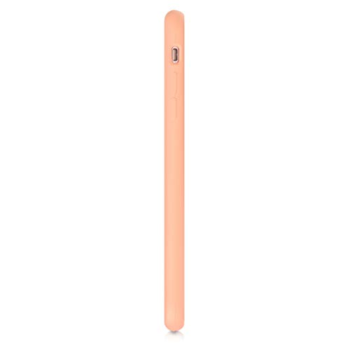 kwmobile Funda Compatible con Apple iPhone 7 Plus / 8 Plus - Carcasa de TPU para móvil - Cover Trasero en melocotón Claro