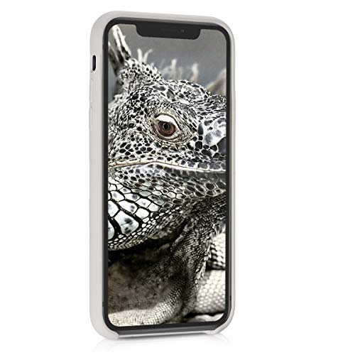 kwmobile Funda Compatible con Apple iPhone XR - Carcasa de TPU para móvil - Cover Trasero en Crema