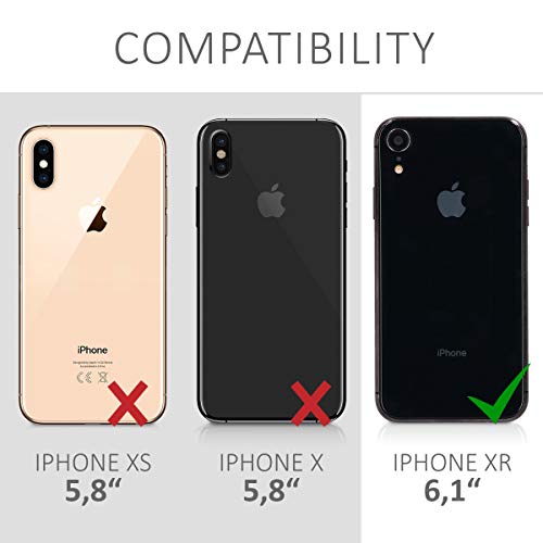 kwmobile Funda Compatible con Apple iPhone XR - Carcasa de TPU para móvil - Cover Trasero en Crema