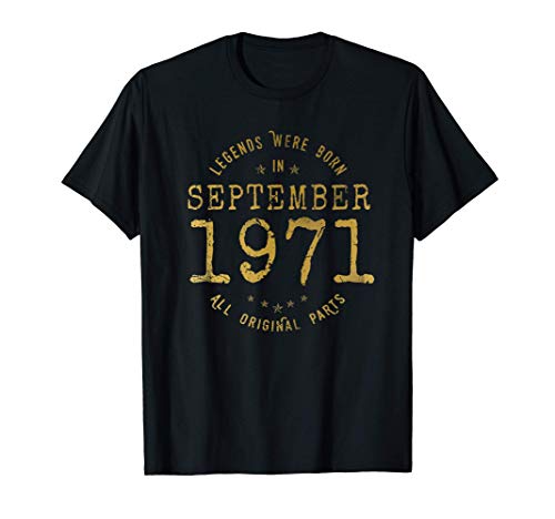 Las Leyendas nacen en Septiembre de 1971 Camiseta