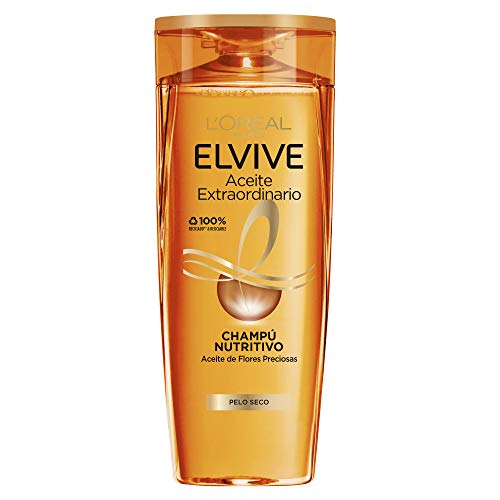L'Oreal Paris Elvive Aceite Extraordinario Champú Nutritivo para Pelo Seco - 285 ml