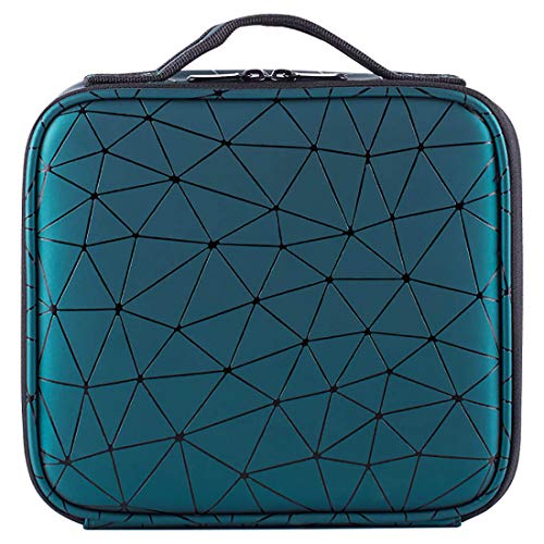 LYN Bolso De Cosméticos Portable Organizador Maletín para Maquillaje Maleta De Makeup Profesional,De Cosméticos Impermeable, De Viaje, con Separadores Ajustables