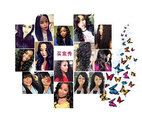 Meydlee 1 PC 1oo la extensión del pelo rizado rizado humano barato 1 Paquete de Remy de la Virgen del pelo humano de la armadura de la trama de 100 gramos de negro de Natural , 26inch