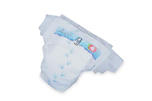 Pingo - Pañales Talla 4 Maxi - 2 paquetes de 40 unidades-7-18 kg -Pañales para bebé - Anti-alergénicos sin perfume - Máxima Absorción - Pañales ecológicos - Pieles sensibles - Color Blanco