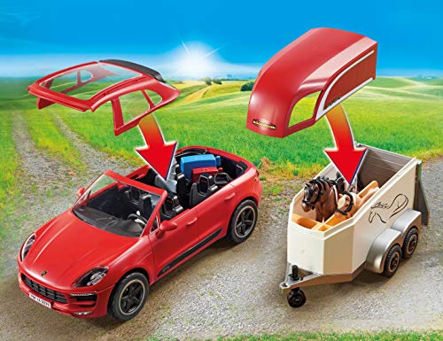 PLAYMOBIL Sports & Action Porsche Macan GTS con Efectos de Luz, a Partir de 4 Años (9376)