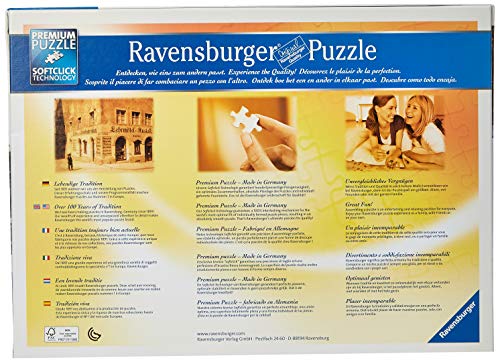 Ravensburger Bicicletas en Amsterdam - Puzzle Fotos y paisajes, Premium Puzzle con tecnología Softclick, 1000 piezas, para adultos (196067)