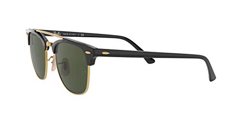 Ray-Ban 0RB3816, Gafas de Sol Unisex Adulto, Negro (Green Classic), 49
