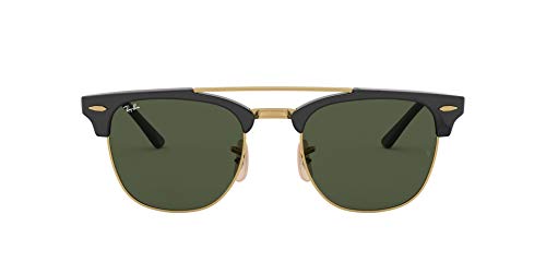 Ray-Ban 0RB3816, Gafas de Sol Unisex Adulto, Negro (Green Classic), 49
