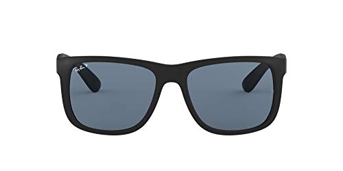 Ray-Ban Justin RB4165 - Gafas de sol Unisex, Negro (Blue Classic 622/2V), 55 mm