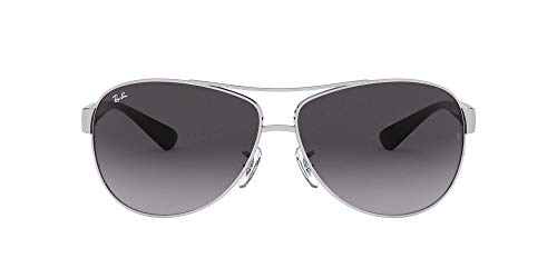 Ray-Ban Rb 3386 Gafas de sol, Silver, 67 para Hombre
