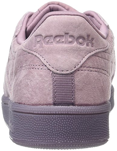 Reebok Club C 85 Lace, Zapatillas de Deporte para Mujer, Morado (Smoky Orchid/White), 37 EU