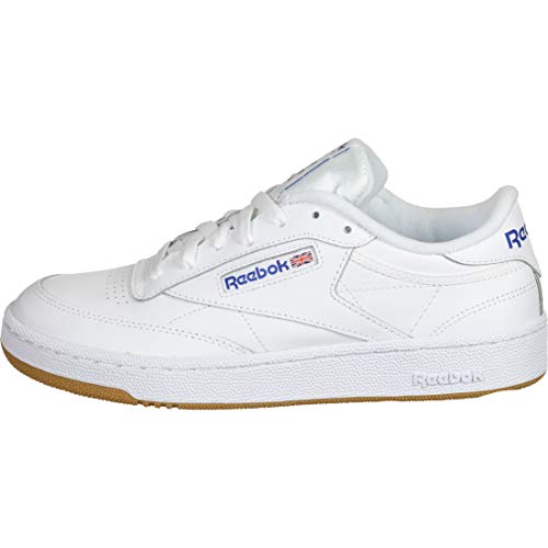 Reebok Club C 85, Zapatillas para Hombre, Blanco (INT White/Royal Gum), 42 EU