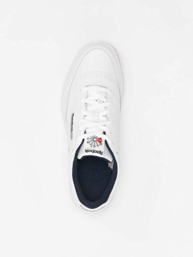 Reebok Club C 85, Zapatillas para Hombre, Blanco (Intense White/Navy 0), 39 EU