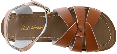 Salt Water Sandals by Hoy Shoe Original Sandal - Sandalias para bebé, niño o mujer, color marrón, talla 25,5 EU