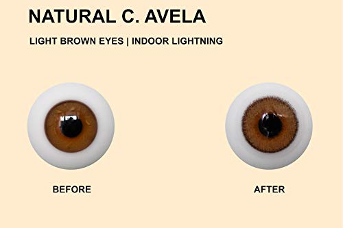 Solotica Natural Colors Avela - lentillas de colores anuales sin doprtías - 1 par (2 undidades)