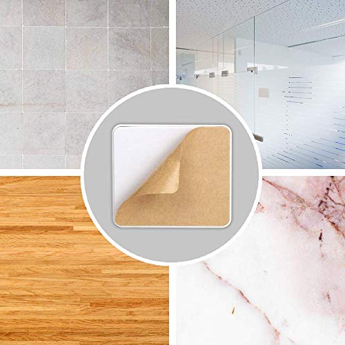 Soporte Teléfono Pared, Soporte de Control Remoto Adherente Soporte de Carga para Teléfono Soportes para Móviles 99 mm * 86 mm * 30 mm, Blanco