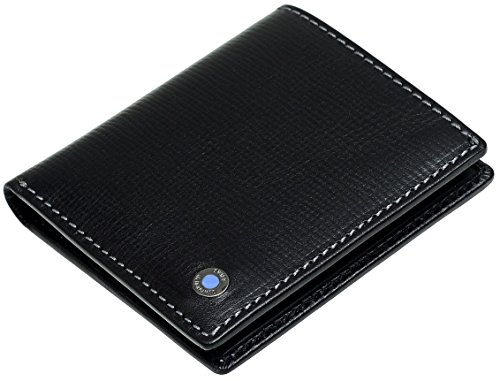 SWISS REIMAGINED Cartera Billetera RFID para Hombre - Piel - 6 Tarjetas – Negra