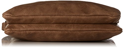 Tamaris - Khema Crossbody Bag, Bolsos bandolera Mujer, Braun (Brown Comb.), 2x24x25 cm (B x H T)