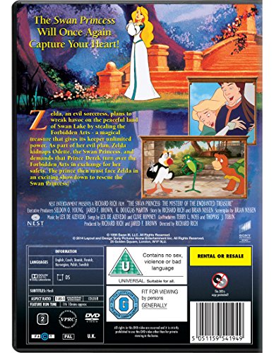 The Swan Princess: The Mystery of the Enchanted Treasure [Italia] [DVD]
