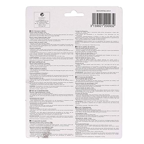 Tigex Set de cepillos de dientes para bebé