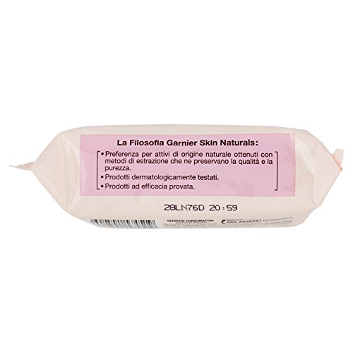 Toallitas desmaquillantes de agua micelar para pieles sensibles de Garnier