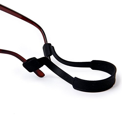 TOOGOO(R) 5pcs Cordas Cadenas de Gafas de sol Soporte de Gafas en Silicona por Ninos - 5 diferentes colores