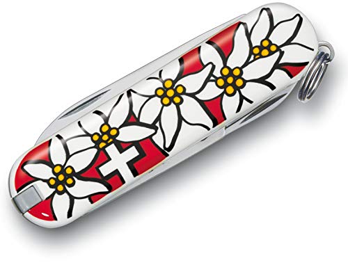 Victorinox V06203.840B1 Navaja Pequeña Classic, Edelweiss Blister, Multicolor, S