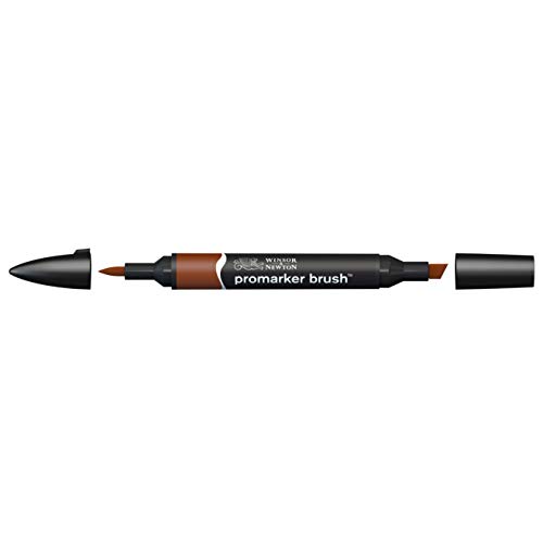 Winsor & Newton Rotulador Brushmarker, Henna (O225), Marrón