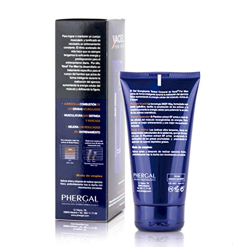 Yacel for Men Body Fitness Gel Redefinidor Muscular Tonificante y Energía 150ml