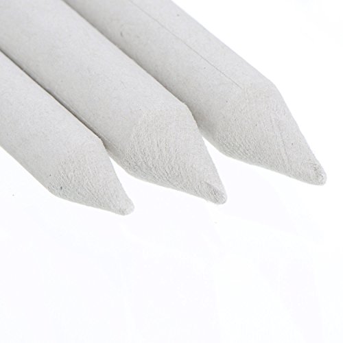 12 Piezas Blending Stumps de Tamaño Surtido y Tortillions para Dibujo y Esbozo con 2 Piezas de Borrador Blanco