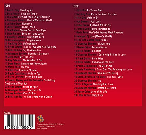 50 Love Songs - Romantic Music & Ballads - Love Me Tender, Stand by Me, La Vie en Rose…