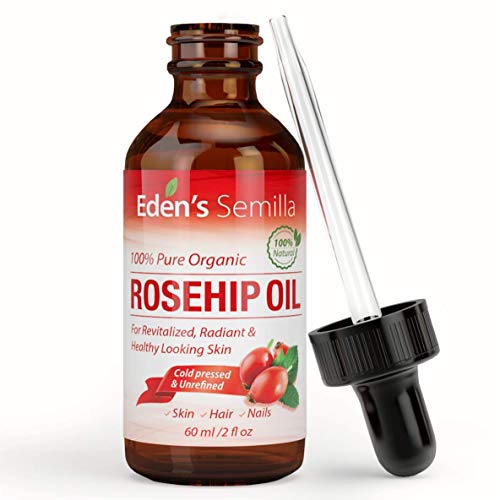 Aceite de Rosa Mosqueta (60ml). Aceite orgánico certificado. Prensado en frío y sin refinar. 100% puro y natural.