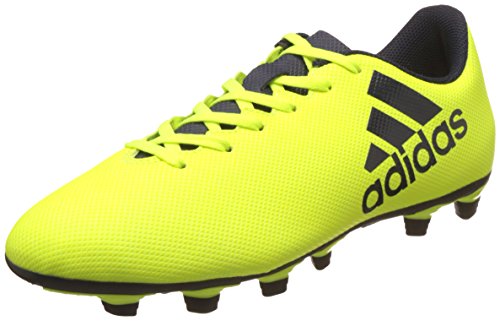 adidas X 17.4 FxG, Zapatillas de Fútbol para Hombre, Multicolor (Solar Yellow/Legend Ink/Legend Ink), 42 EU