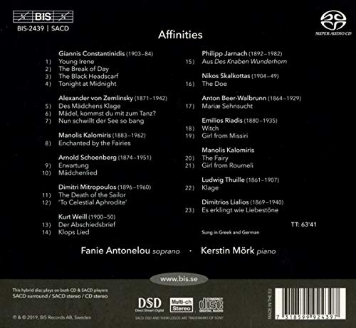 Affinities/Chants grecs et allemands
