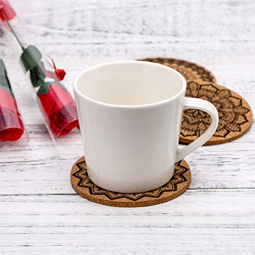 AIEX Set Posavasos de Cerveza Drinks Coasters Copa Bebidas Holder Mat para Decoración