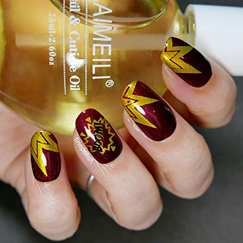 AIMEILI Acondicionador de Cutículas y Uñas Nail Solaroil Cuticle Oil Nutritivo Para Uñas Tratamiento de Cutícula Aceite Revitalizador Esmalte de Uñas Nutre el Protector de la Piel Cuidado de Uñas 75ML