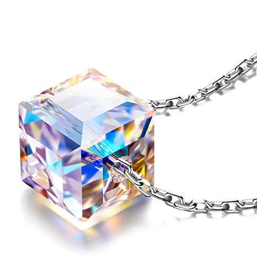 Alex Perry Regalo mujer collares cadena de plata mujer cristal swarovski joyas para mujer regalos mujer collares para boda niñas novia regalo para mujer