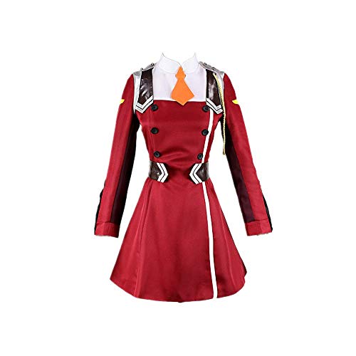 Anime Darling en el FRANXX Zero Two 02 Disfraz de Cosplay Costume Carnaval de Halloween Diario Uniforme Escolar Trajes de Vestir Falda Linda JK